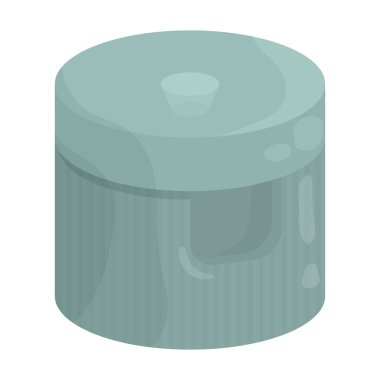 Cap şişe vektör simgesi. Çizgi film vektör simgesi beyaz arka plan kapağı şişesinde izole edildi.