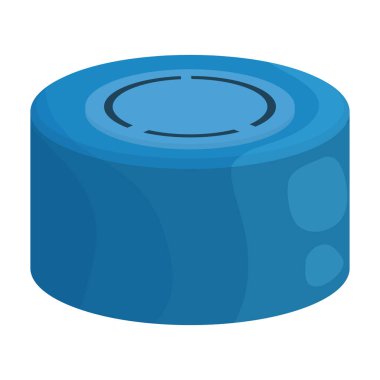 Cap şişe vektör simgesi. Çizgi film vektör simgesi beyaz arka plan kapağı şişesinde izole edildi.