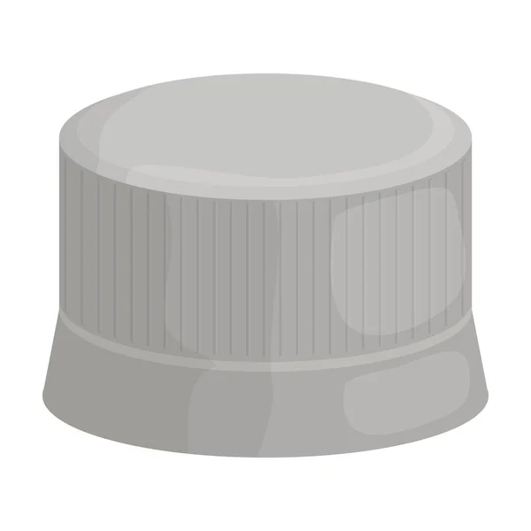 Cap fles vector icon.Cartoon vector pictogram geïsoleerd op witte achtergrond dop fles. — Stockvector