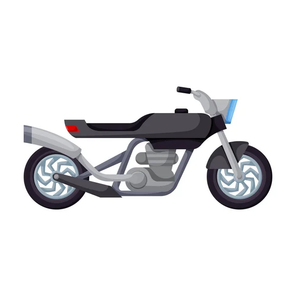 Motorfiets vector icon.Cartoon vector pictogram geïsoleerd op witte achtergrond motorfiets. — Stockvector