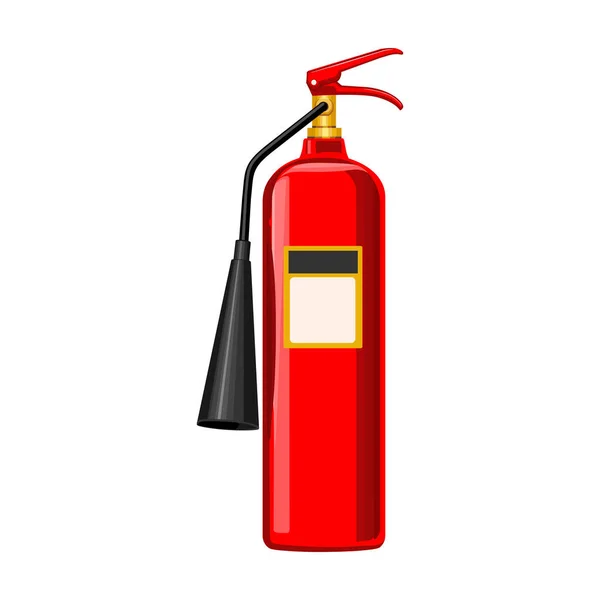 Fire extinguisher vector icon.Cartoon vector icon isolated on white background fire extinguishe. — Stock Vector