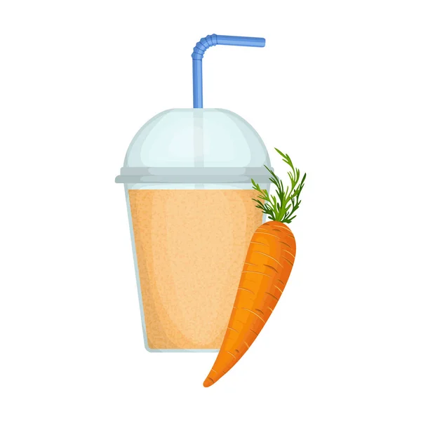 Fruit Smoothie Vektor icon.Cartoon Vektor Symbol isoliert auf weißem Hintergrund Frucht-Smoothie. — Stockvektor