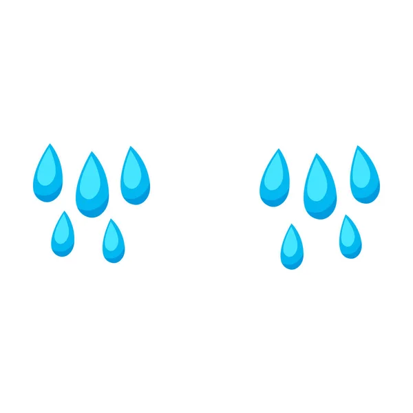 Lágrimas icono vectorial. Icono vectorial de dibujos animados aislado sobre lágrimas de fondo blanco . — Archivo Imágenes Vectoriales