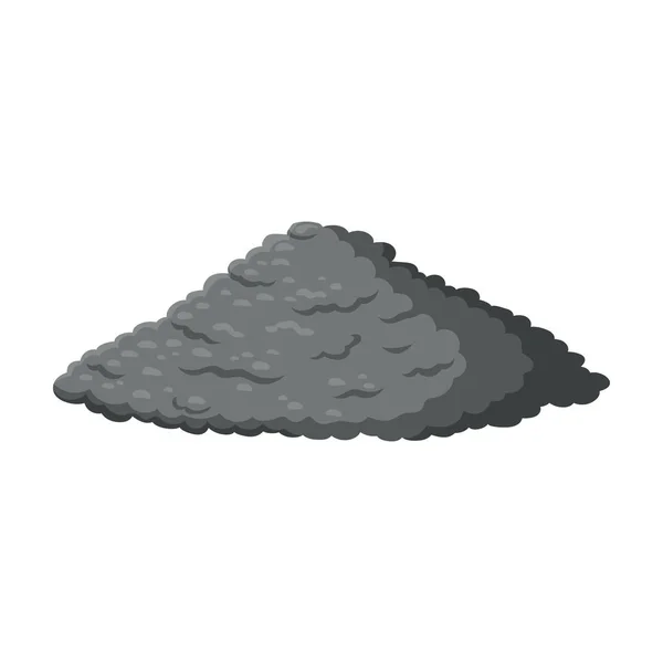 Pile concrete vector icon.Cartoon vector icon isolated on white background pile concrete. — Stock Vector