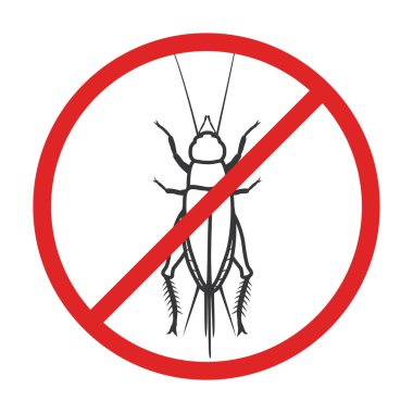 Çekirge vektör simgesi. Taslak vektör simgesi beyaz arkaplan çekirgesinde izole edildi.