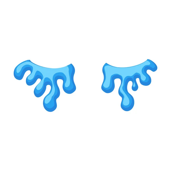 Tears vector icon.Cartoon vector icon isolated on white background tears. — Stock Vector