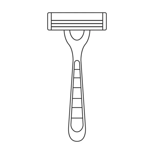 Ícone vetorial Razor icon.Outline vetor isolado na lâmina de fundo branco  . —  Vetores de Stock