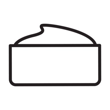 Bal vektörü simgesi. Beyaz arkaplan üzerinde izole edilmiş ana vektör simgesi..