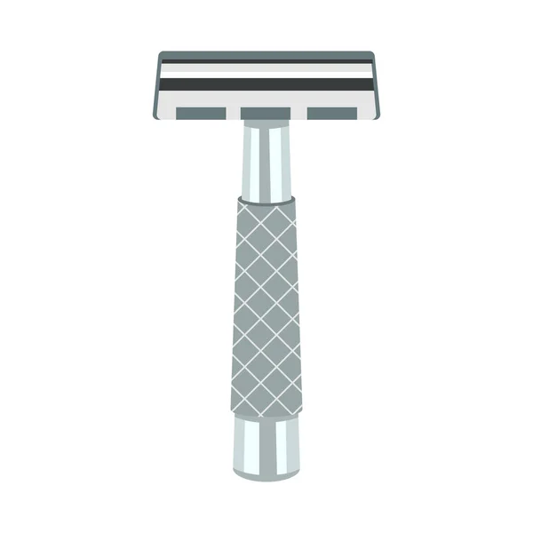 Vektor-Design von Rasiermesser und Sicherheitslogo. Set von Rasier- und Grooming-Vektor-Symbol für Aktien. — Stockvektor