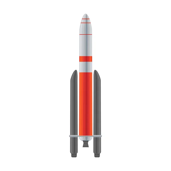 Διαστημικό διάνυσμα πυραύλων icon.Cartoon διάνυσμα εικονίδιο απομονώνονται σε λευκό φόντο διαστημόπλοιο. — Διανυσματικό Αρχείο