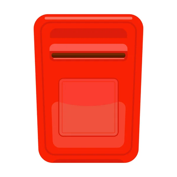 Значок вектора почтового ящика .Cartoon вектор изолирован на белом фоне почтового ящика . — стоковый вектор
