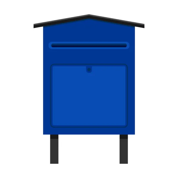 Mailbox vector icon.Cartoon vector icon 은 흰색 배경 우편 함에 분리되어 있다.. — 스톡 벡터