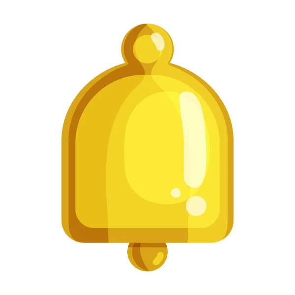 Glocke Benachrichtigungsvektor icon.Cartoon Vektor-Symbol isoliert auf weißem Hintergrund Glocke Benachrichtigung. — Stockvektor