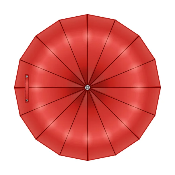 Icono de vector paraguas. Icono de vector realista aislado en paraguas de fondo blanco . — Archivo Imágenes Vectoriales