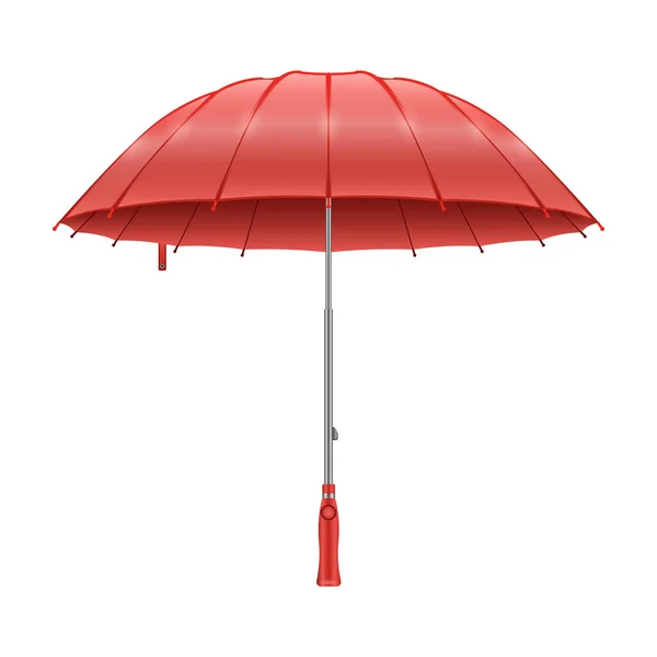 Ícone vetorial guarda-chuva icon.Realistic vetor isolado no guarda-chuva fundo branco . —  Vetores de Stock