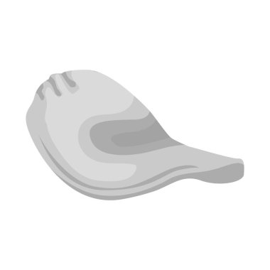 Çip ve dilim işaretinin vektör çizimi. Çip ve çıtır çıtır hisse senedi temsilciliğinin web ögesi.