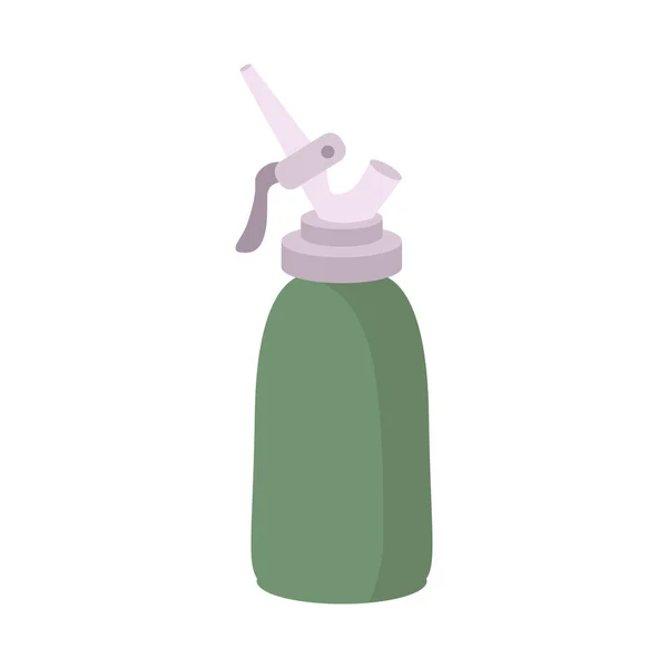 Illustrazione vettoriale del logo della bottiglia e della crema. Grafico dell'icona del vettore bottiglia e torta per magazzino . — Vettoriale Stock