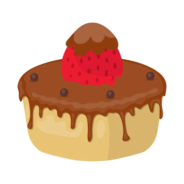 Σχεδιασμός διανυσματικού κέικ και λογότυπου γενεθλίων. Σύνολο από κέικ και σοκολάτα εικονογράφηση διάνυσμα απόθεμα. — Διανυσματικό Αρχείο