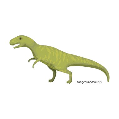 Antik dinozor vektör simgesi. Karikatür vektör simgesi beyaz arka planda izole edilmiş antik dinozor..