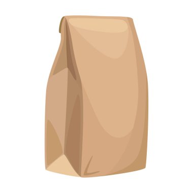 Paketleme un vektör simgesi. Çizgi film vektör simgesi beyaz arkaplan ambalajı unda izole edildi.