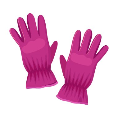 Spor eldiveni vektör simgesi. Çizgi film vektör simgesi beyaz arka plan spor eldiveninde izole edildi.