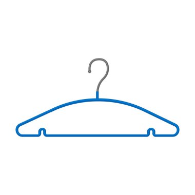 Askı vektör simgesi. Çizgi film vektör simgesi beyaz arkaplan askısında izole edildi.