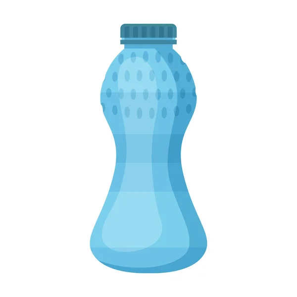 Icono de vector de botella de plástico. Icono de vector de dibujos animados aislado en botella de plástico de fondo blanco . — Vector de stock