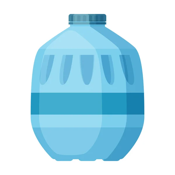 Icono de vector de botella de plástico. Icono de vector de dibujos animados aislado en botella de plástico de fondo blanco . — Vector de stock