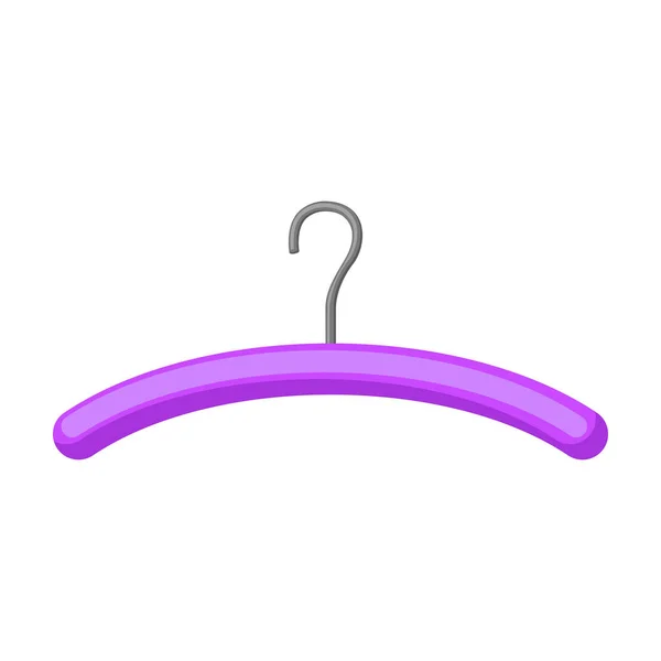 Hanger vector icon.Cartoon vector icon 은 흰색 배경 hanger 에 분리됩니다.. — 스톡 벡터