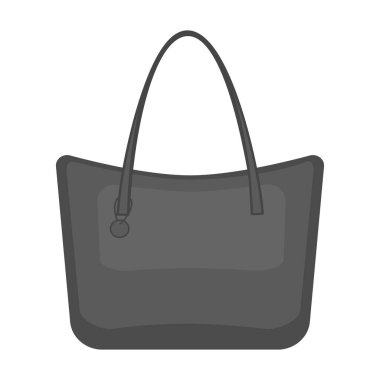 Torba vektör simgesi. Karikatür vektör simgesi beyaz arkaplan çantasına izole edildi.