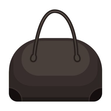 Torba vektör simgesi. Karikatür vektör simgesi beyaz arkaplan çantasına izole edildi.