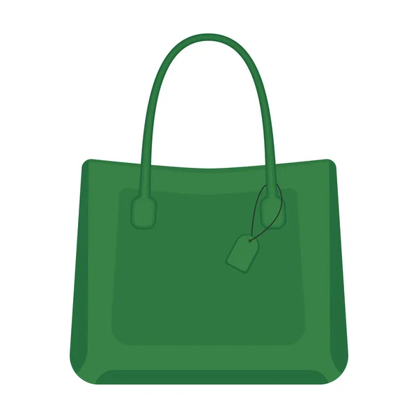 Borsa vettoriale icon.Cartoon icona vettoriale isolato su sacchetto di sfondo bianco . — Vettoriale Stock