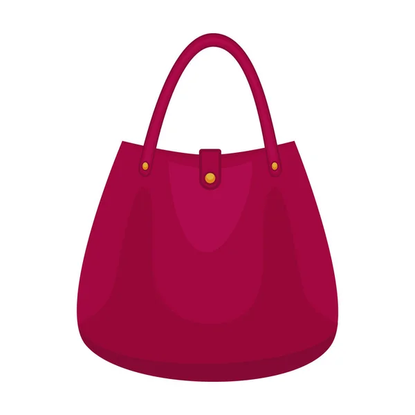 Bag Vector icon.Cartoon Vektor-Symbol isoliert auf weißem Hintergrund Tasche. — Stockvektor