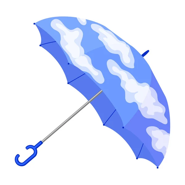 Иконка вектора зонта выделена на белом фоне. . — стоковый вектор