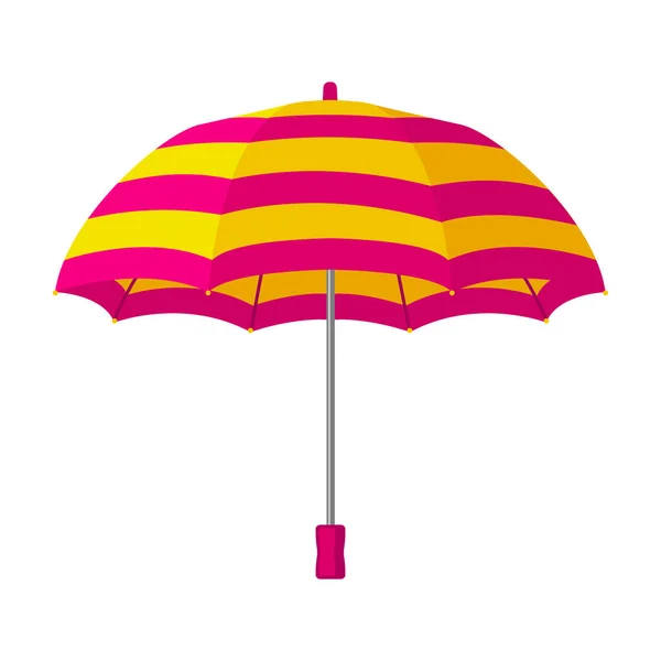 Parapluie vecteur icon.Cartoon icône vectorielle isolé sur fond blanc parapluie . — Image vectorielle