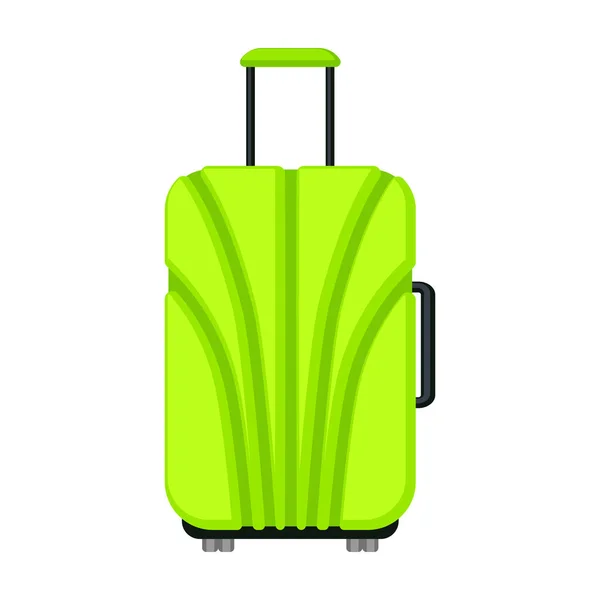 Suitcase vector icon.Cartoon vector icon isolated on white background suitcase. — Stock Vector