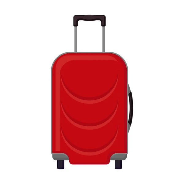 Suitcase vector icon.Cartoon vector icon 은 흰색 배경 가방에 분리되어 있다.. — 스톡 벡터