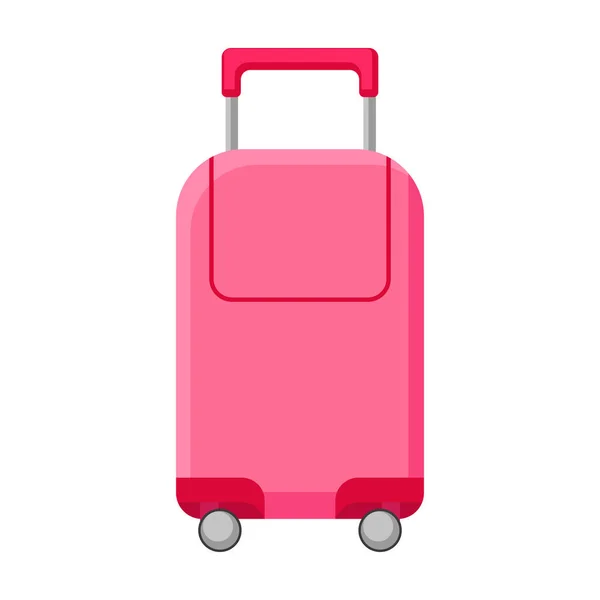 Koffer vector icon.Cartoon vector pictogram geïsoleerd op witte achtergrond koffer. — Stockvector