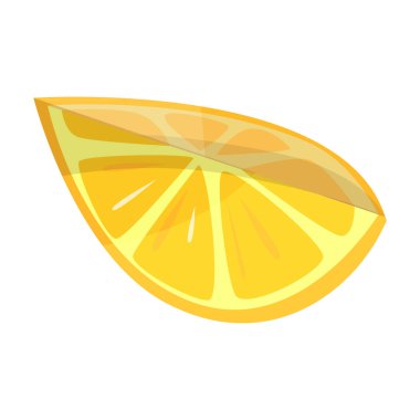 Limon vektör simgesi. Çizgi film vektör simgesi beyaz arkaplan limonunda izole edildi.