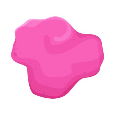 Çiğneme ve yapıştırma logosunun vektör çizimi. Ağ için Çilek ve Çilek sembolü grafiği.