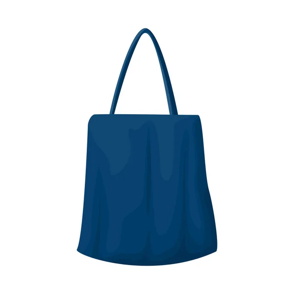 Vector illustration of handbag and minimarket logo. Graphic of handbag and sale stock symbol for web. — Stock Vector