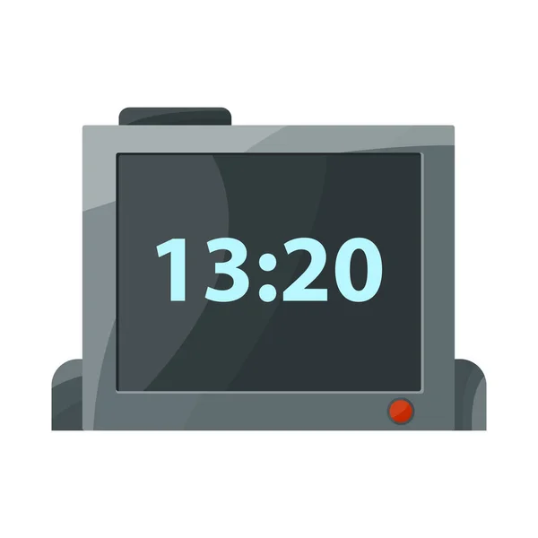 Ilustração vetorial do logotipo do relógio e do temporizador. Elemento Web de relógio e lembrete ilustração vetor estoque . — Vetor de Stock