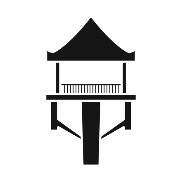 Vector illustration of stilts and wood symbol. Collection of stilts and patio stock vector illustration. — Stock Illustration Vector illustration of stilts and wood symbol. Collection of stilts and patio stock vector illustration. Stock Vector