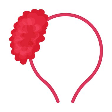 Hoop vektör simgesi. Çizgi film vektör simgesi beyaz arkaplan halka üzerinde izole edildi.