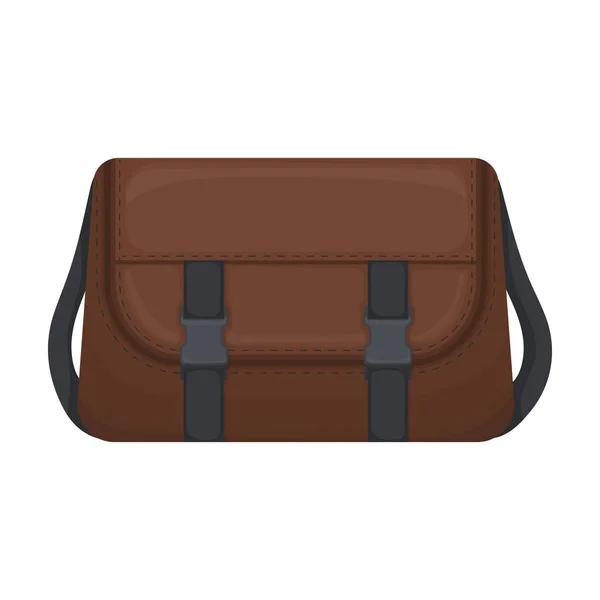 Hombres bolsa vector icon.Cartoon icono del vector aislado en el fondo blanco bolso de los hombres . — Vector de stock