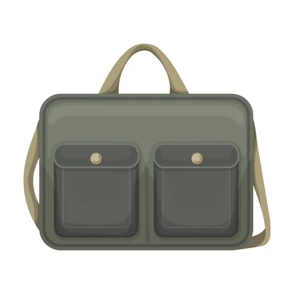 Hombres bolsa vector icon.Cartoon icono del vector aislado en el fondo blanco bolso de los hombres . — Vector de stock