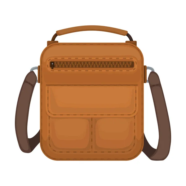 Hombres bolsa vector icon.Cartoon icono del vector aislado en el fondo blanco bolso de los hombres . — Archivo Imágenes Vectoriales