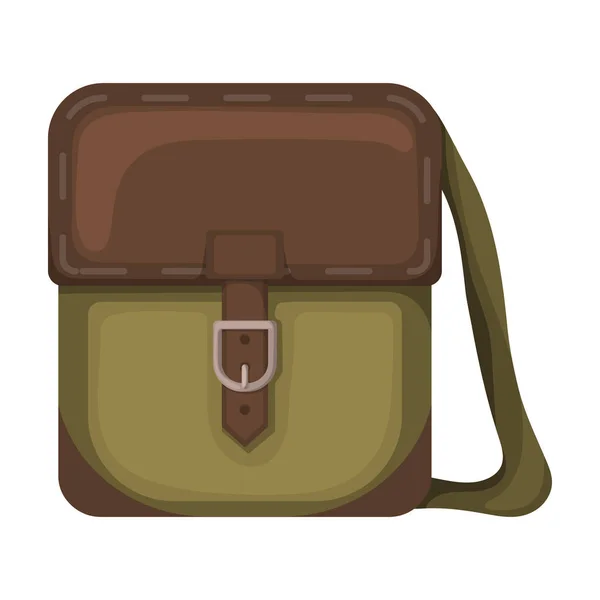 Männer Tasche Vektor icon.Cartoon Vektor Symbol isoliert auf weißem Hintergrund Männer Tasche. — Stockvektor