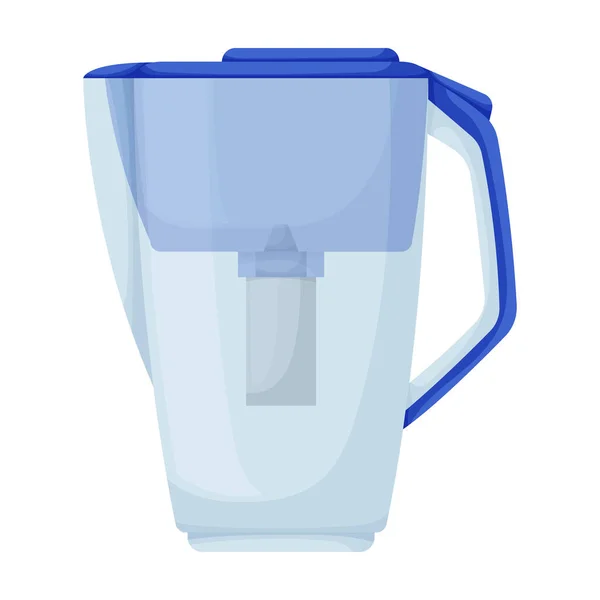 Filter jug vector icon.Cartoon vector icon isolated on white background filter jug. — Stock Illustration Filter jug vector icon.Cartoon vector icon isolated on white background filter jug. Royalty Free Stock Illustrations