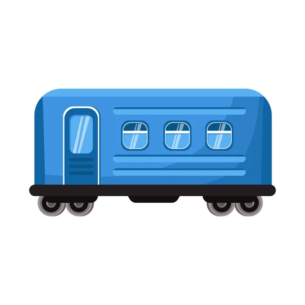 Векторні ілюстрації вагона і символу метро. Графіка вагона і сталевого запасу Векторні ілюстрації . — стоковий вектор